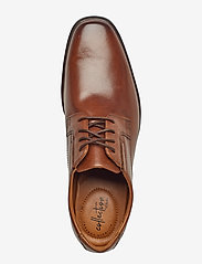 Clarks - Tilden Plain - laced shoes - dark tan lea - 3