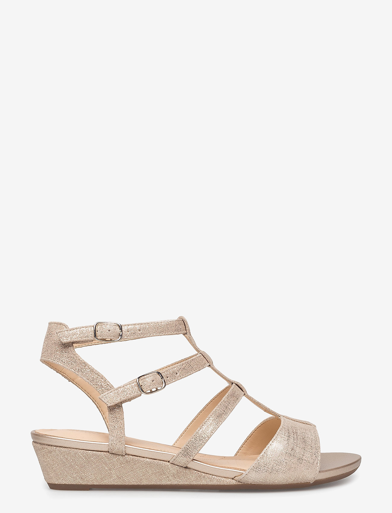 Clarks - Parram Spice - gold suede - 1