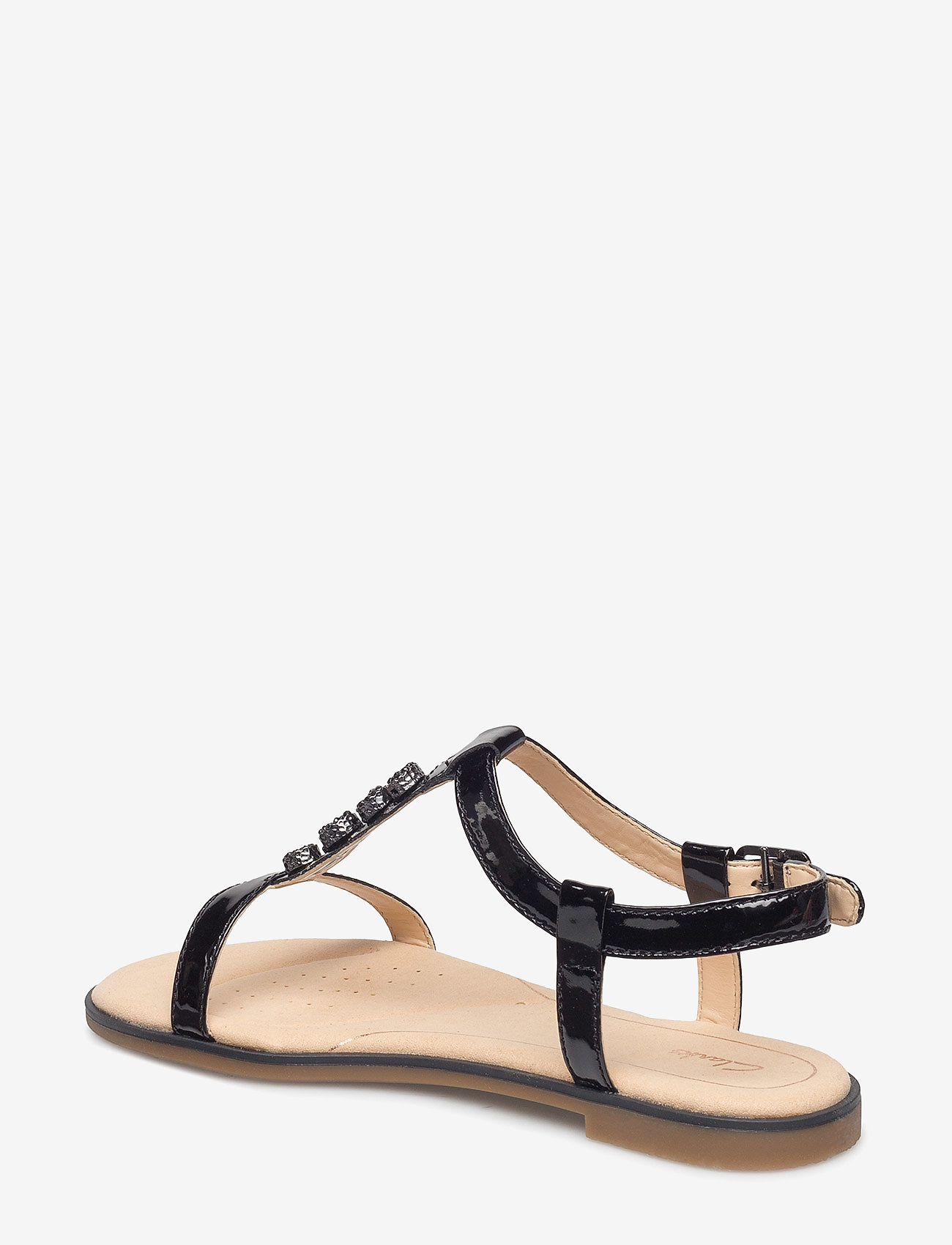 Clarks - Bay Blossom - black patent - 2