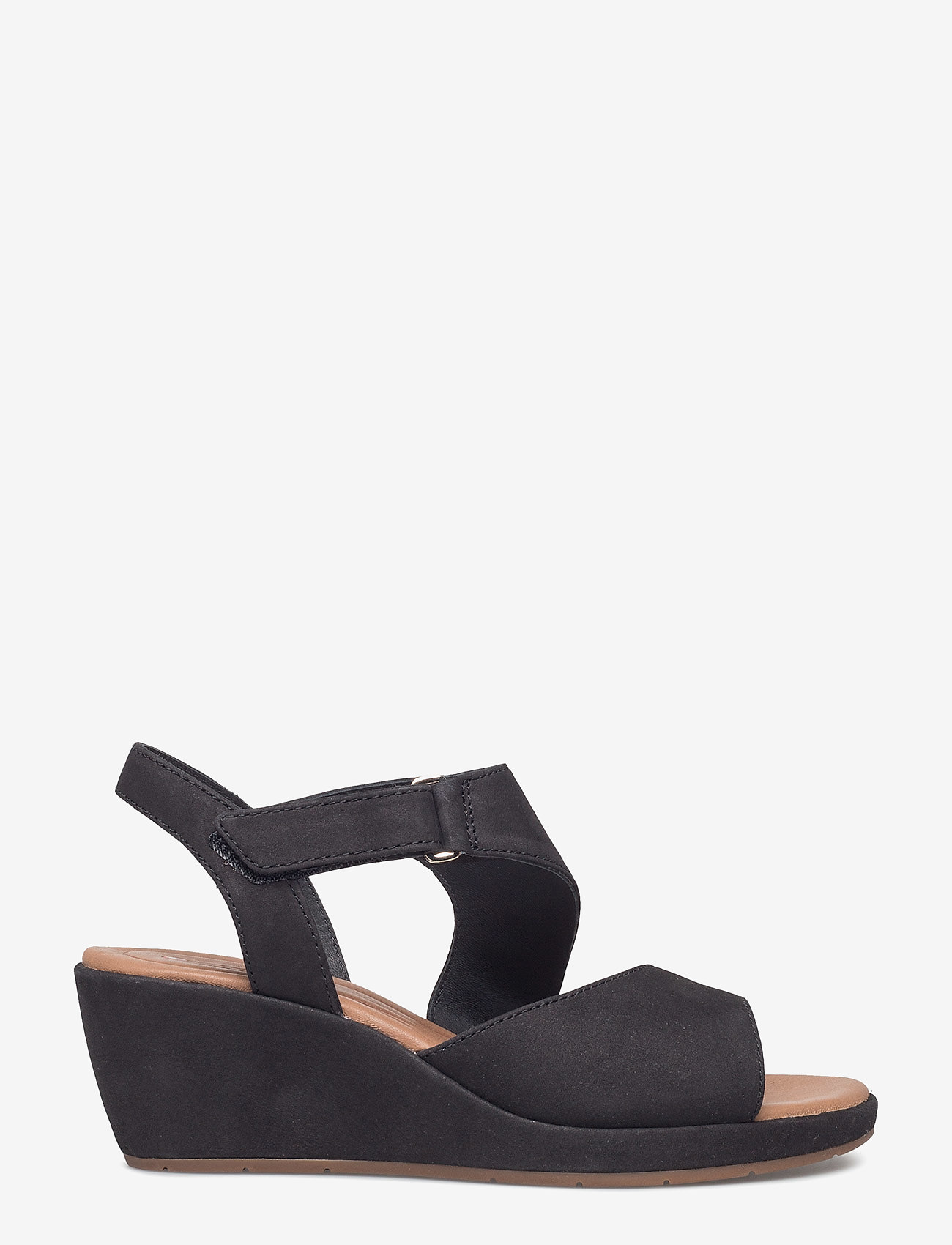Clarks - Un Plaza Sling - black nubuck - 1