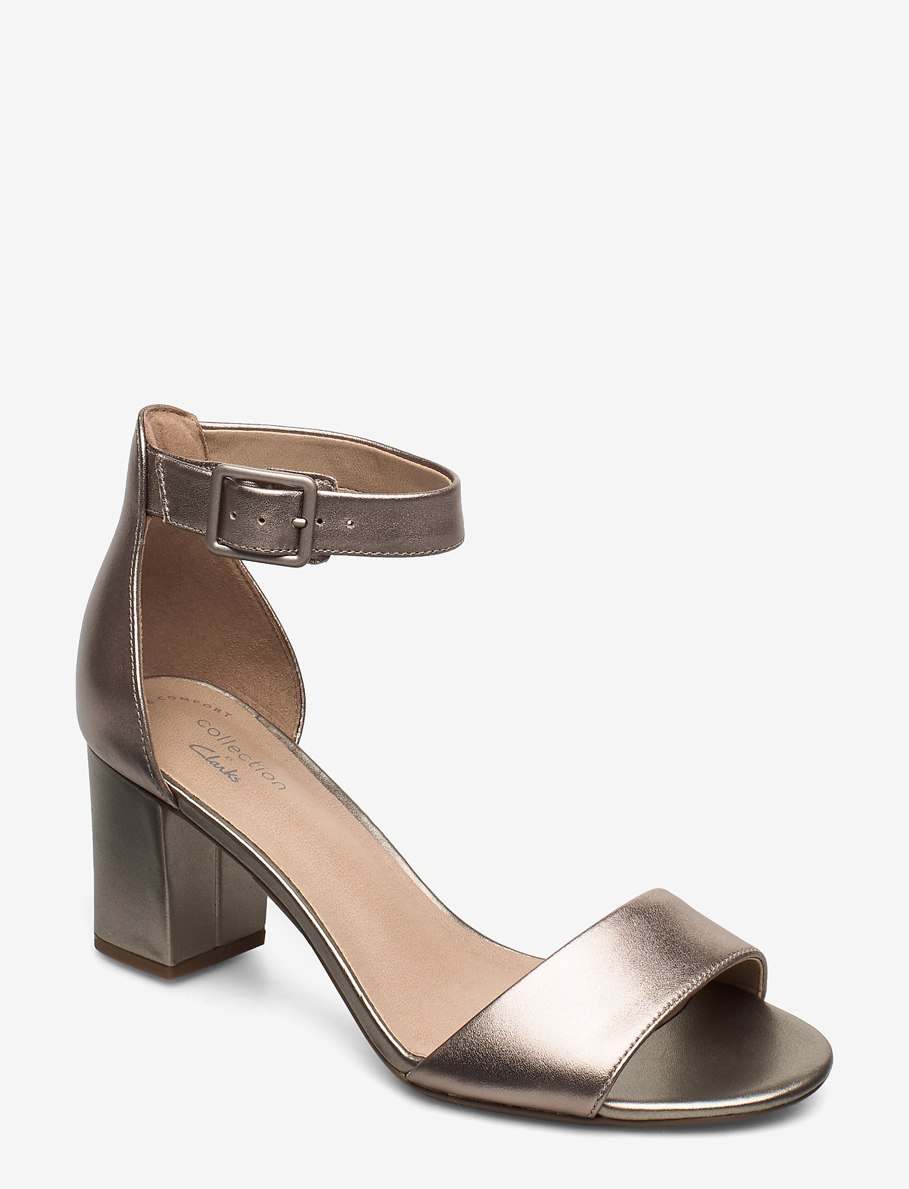 Clarks - Deva Mae - pewter leather - 0