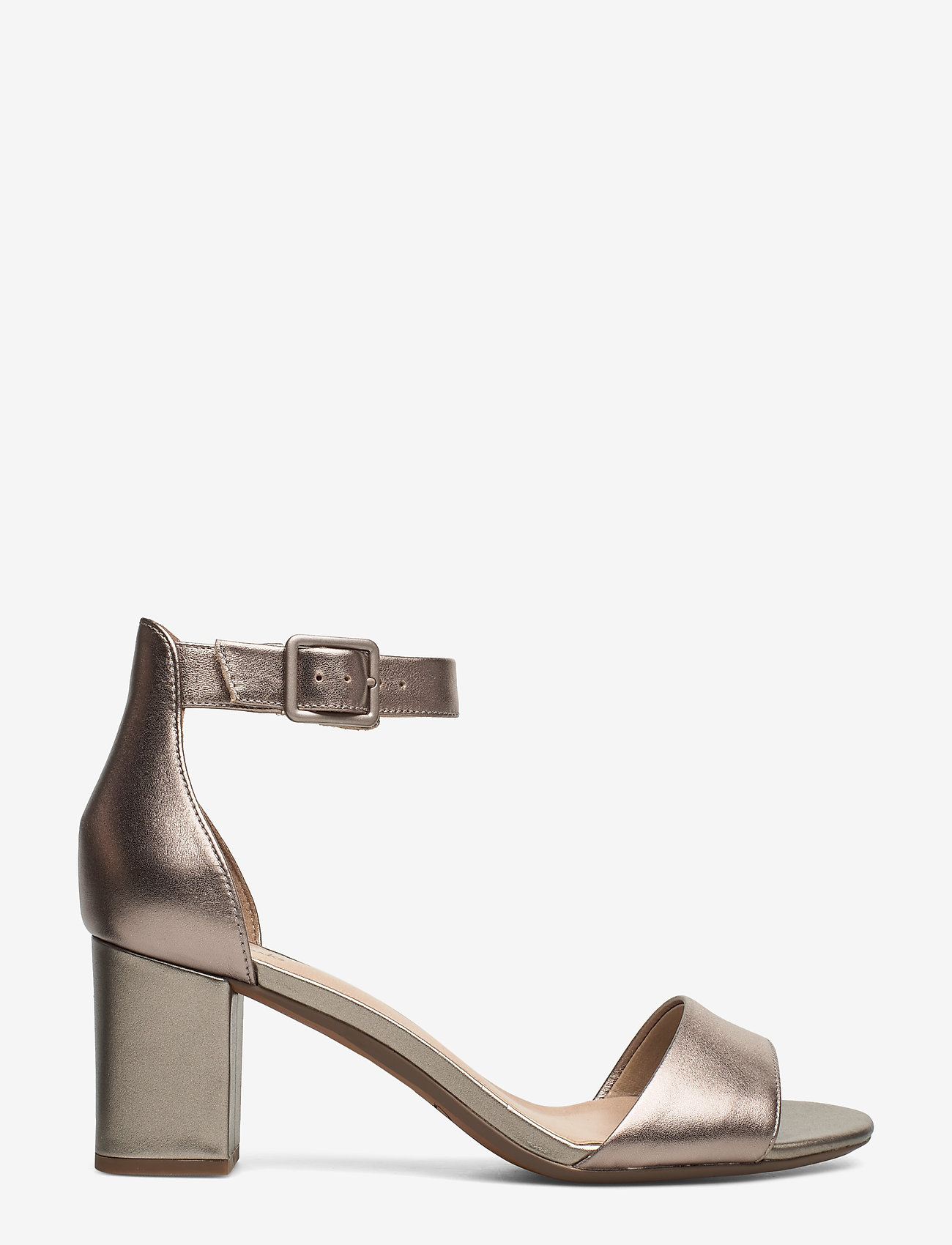 Clarks - Deva Mae - pewter leather - 1