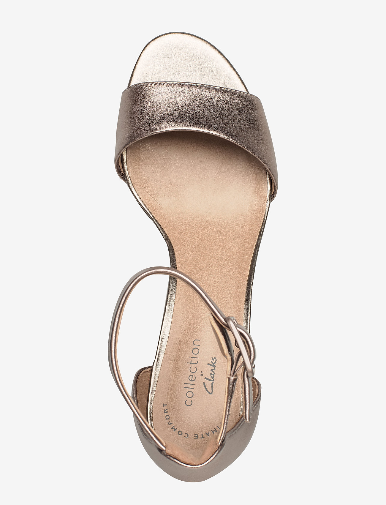 Clarks - Deva Mae - pewter leather - 3
