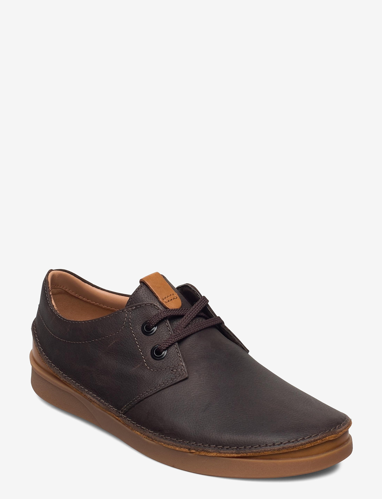 Clarks - Oakland Lace - dark brown lea - 0
