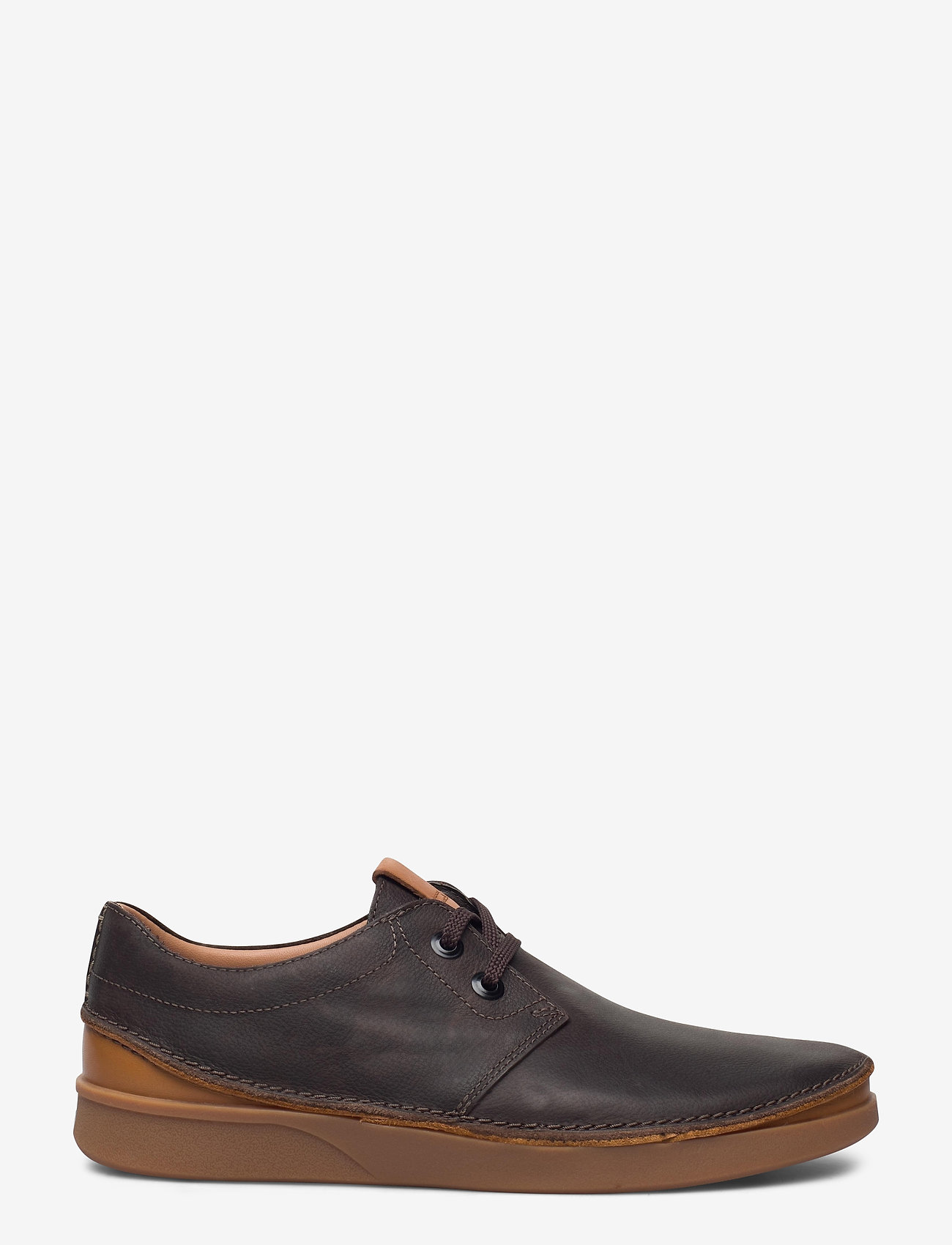 Clarks - Oakland Lace - dark brown lea - 1