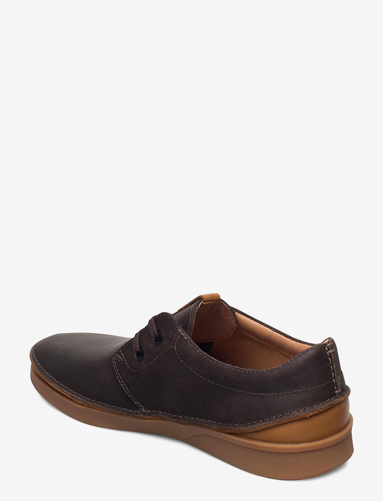 Clarks - Oakland Lace - dark brown lea - 2