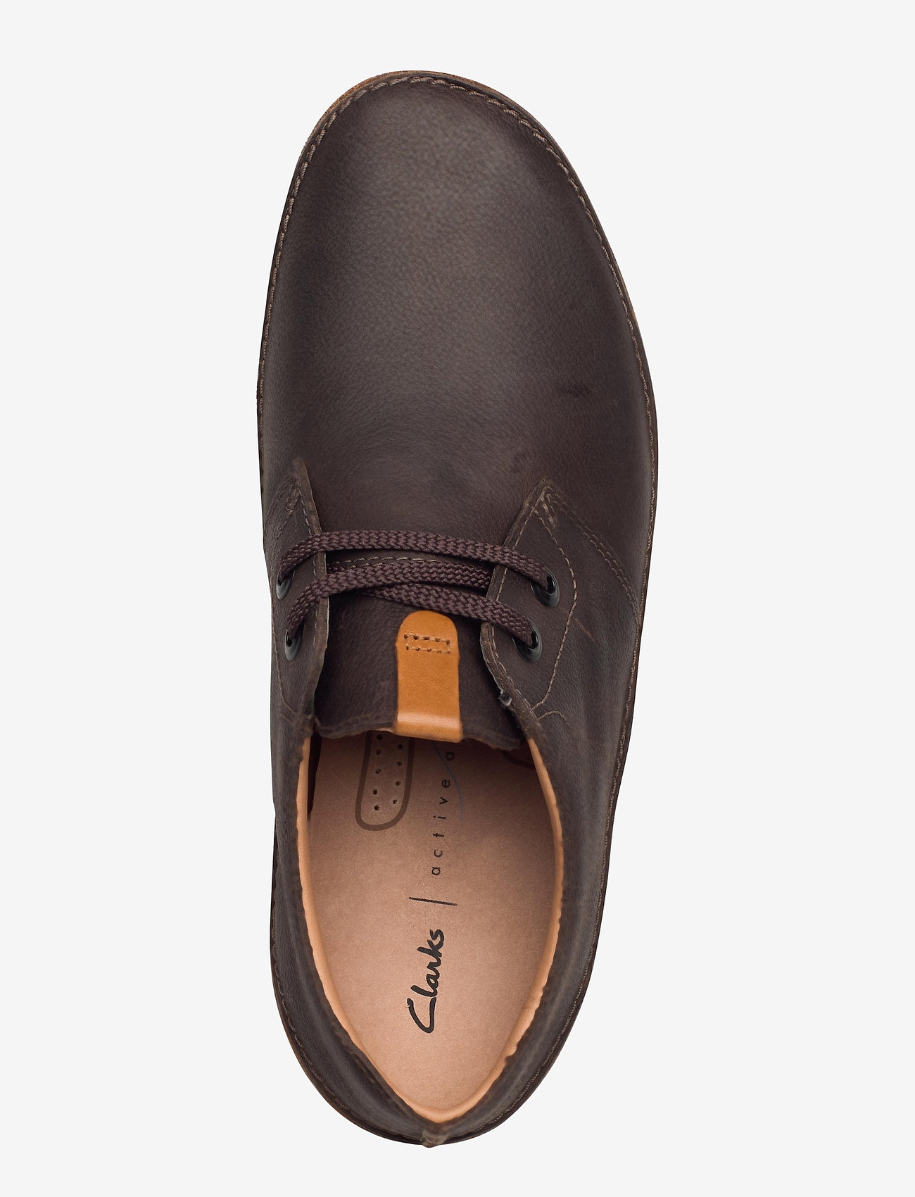 Clarks - Oakland Lace - dark brown lea - 3