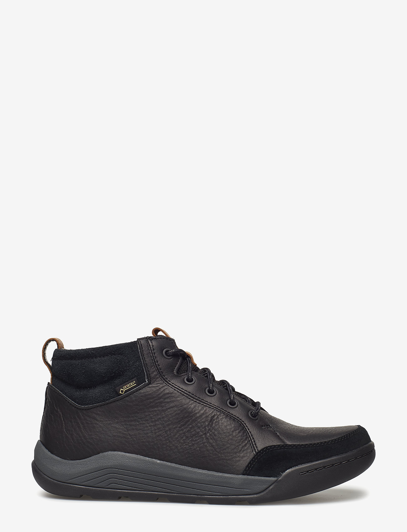 Clarks - AshcombeMidGTX - black leather - 1