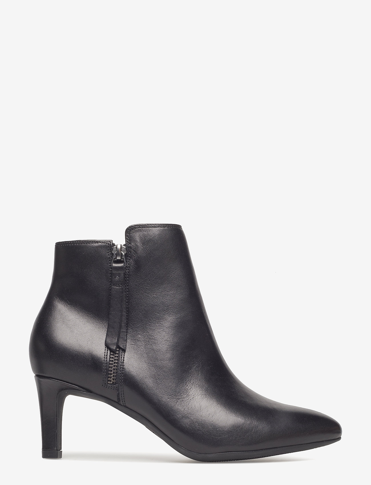 Clarks - Calla Blossom - black leather - 1