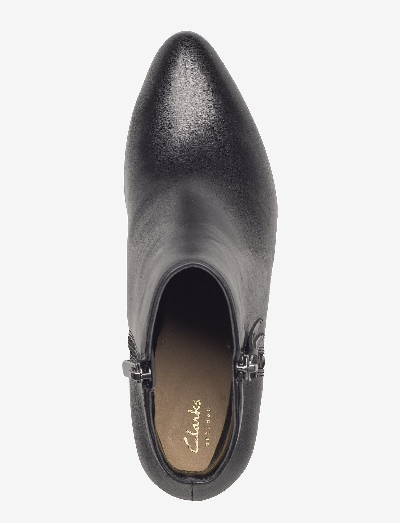Clarks - Calla Blossom - black leather - 3