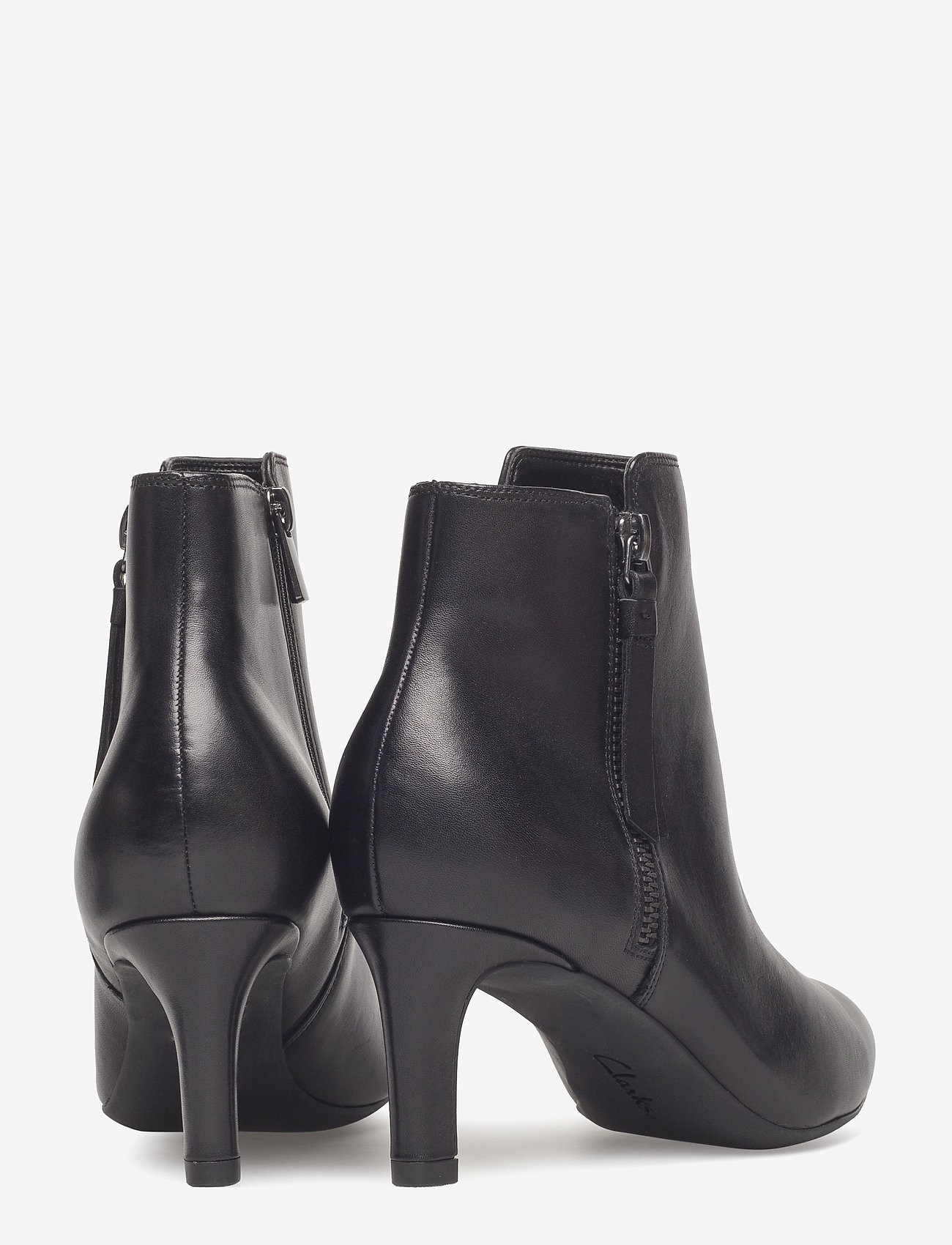 Clarks - Calla Blossom - black leather - 4