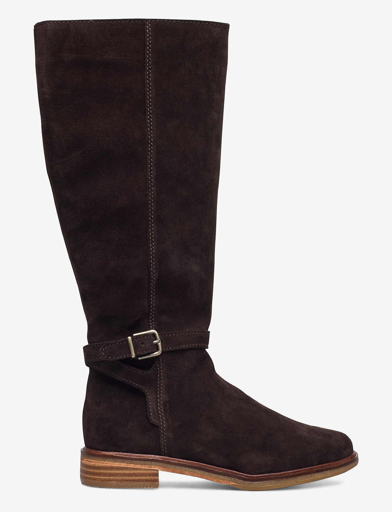 Clarks - Clarkdale Clad - dark brown suede - 1