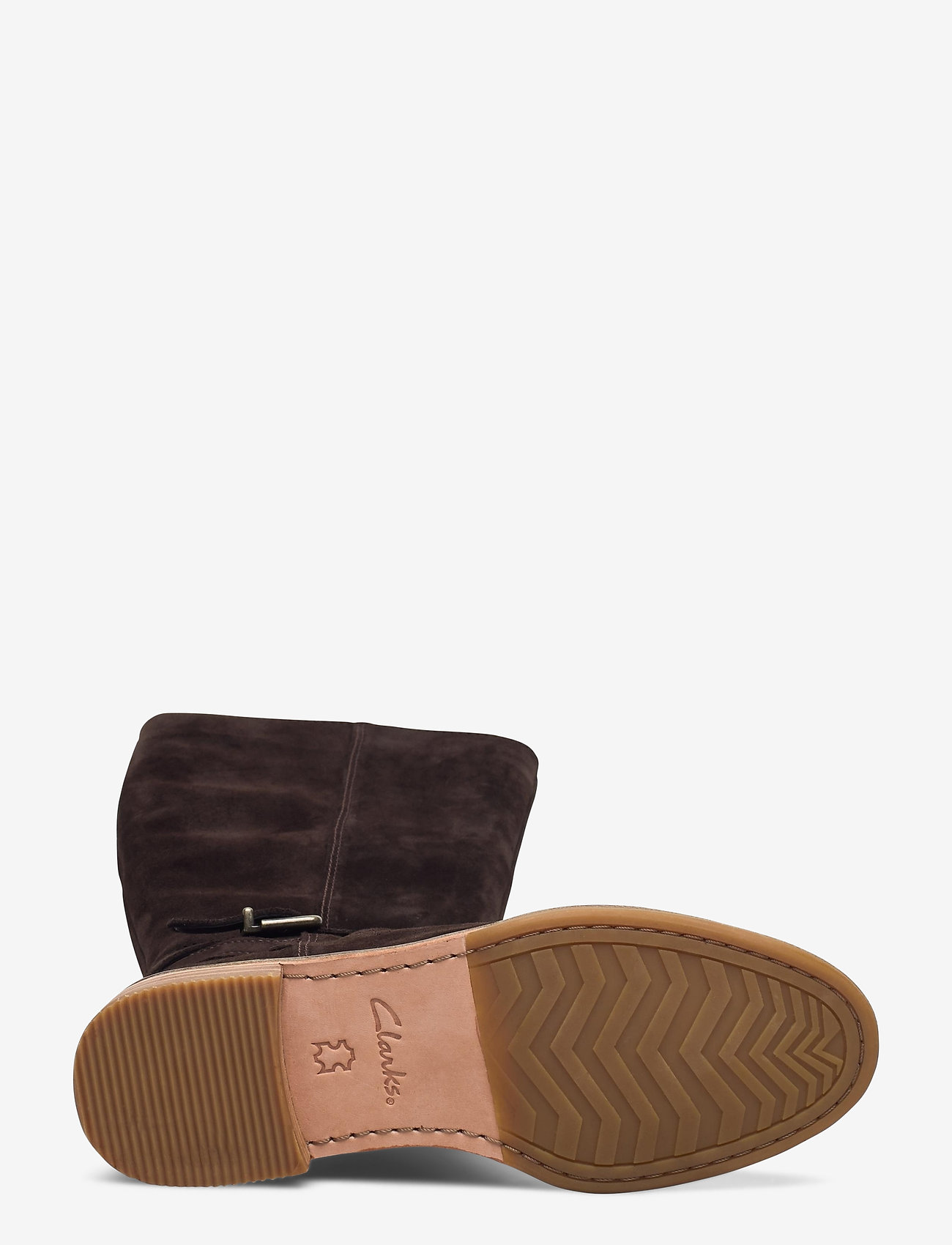 Clarks - Clarkdale Clad - dark brown suede - 4