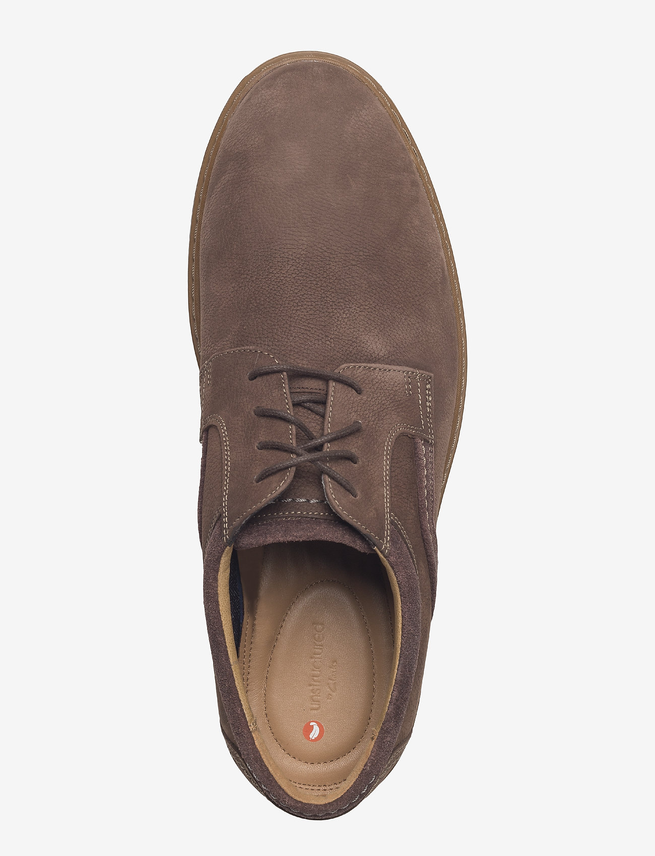 Clarks - Un Geo Lace - dark brown nub - 3