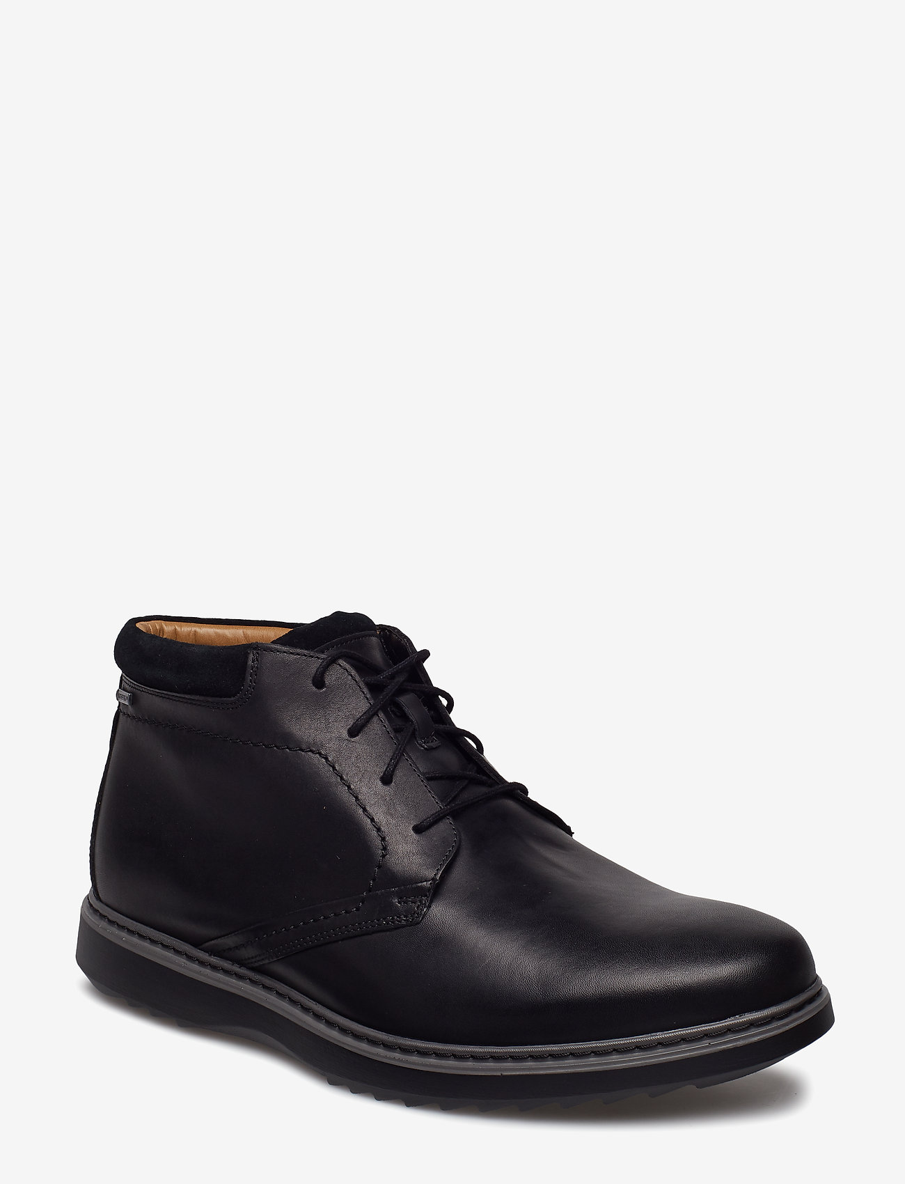 Clarks - Un Geo Mid GTX - black leather - 0