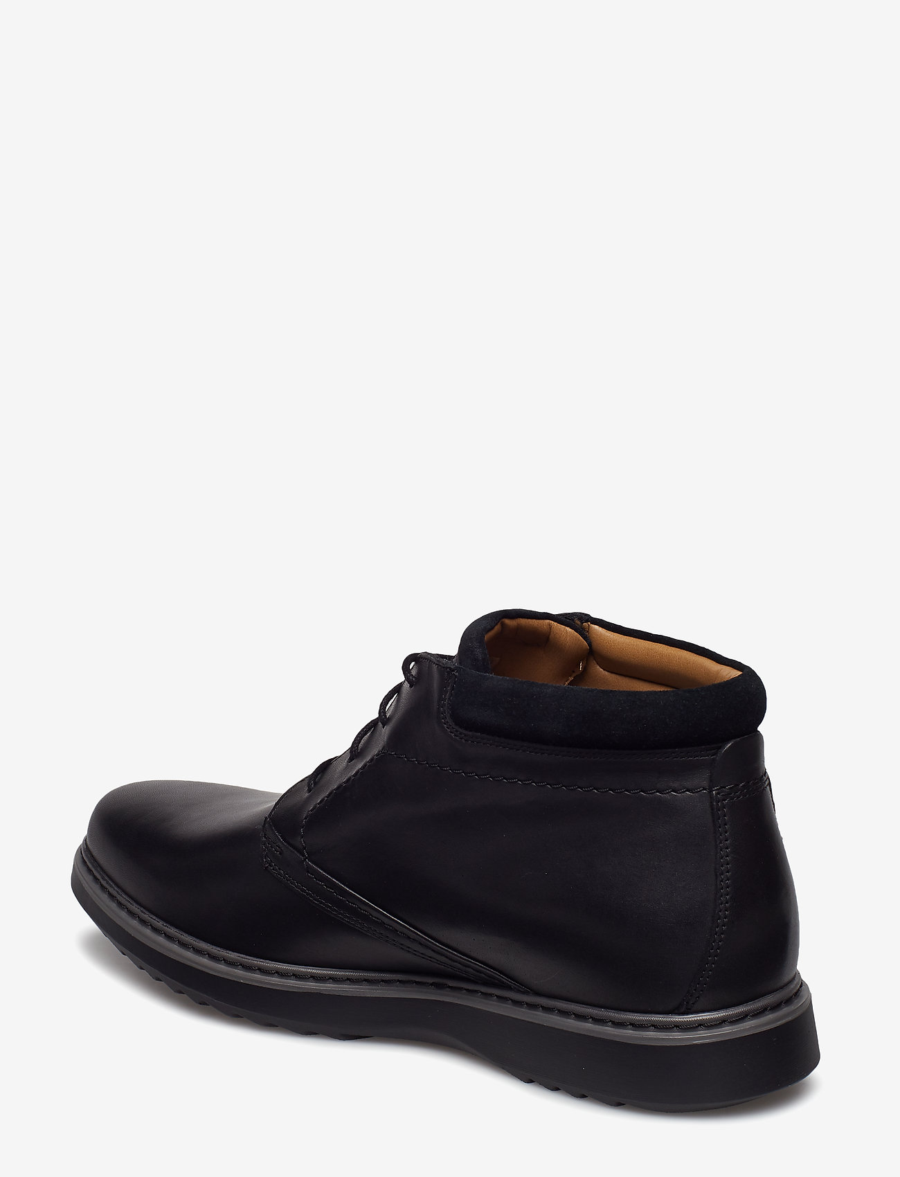 Clarks - Un Geo Mid GTX - black leather - 2