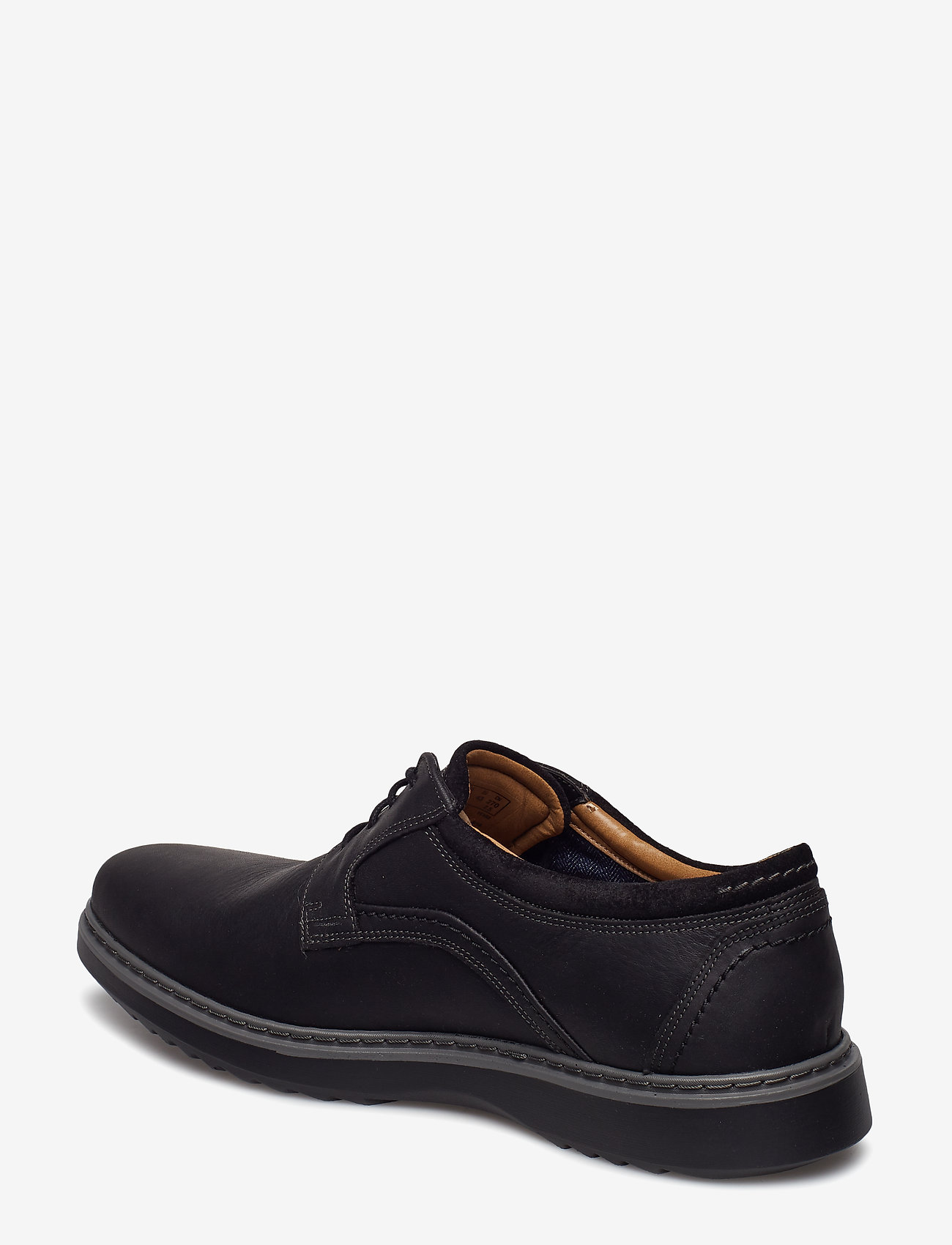 Clarks - Un Geo Lace - black leather - 1