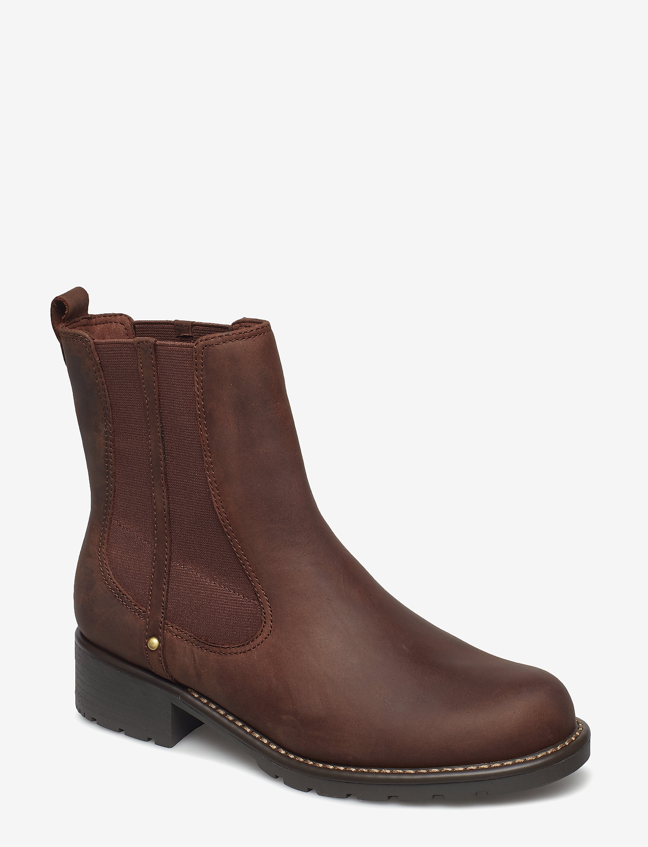 Clarks - Orinoco Hot - tan wlined lea - 0