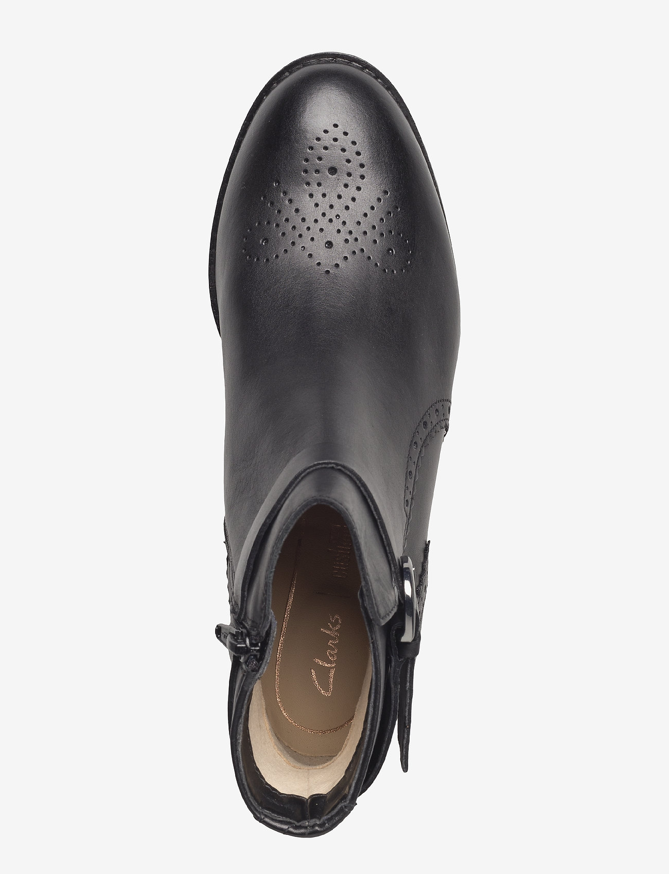 Clarks - Netley Olivia - black leather - 3