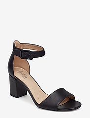 Clarks - Deva Mae D - party wear at outlet prices - 1216 black leather - 0