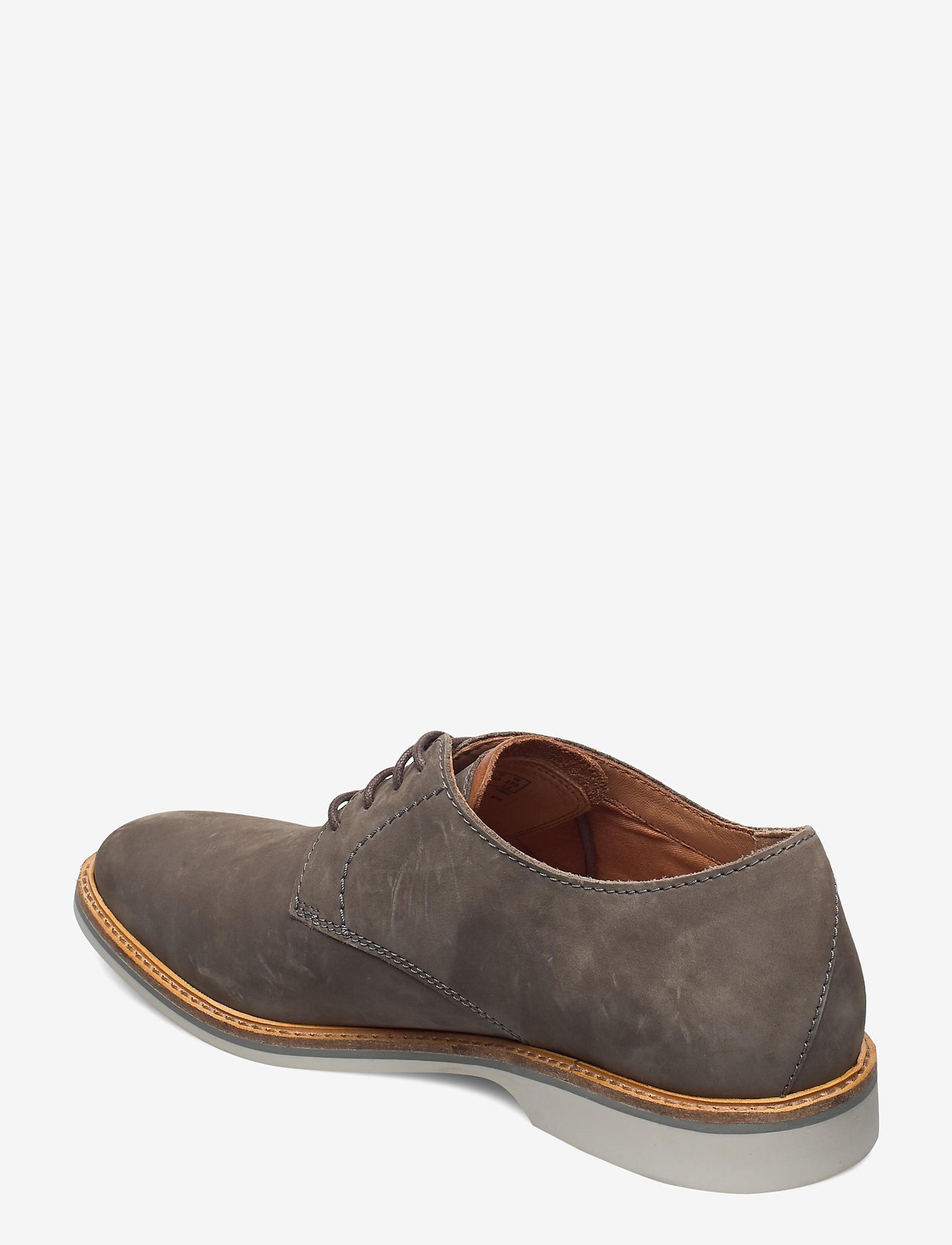 Clarks - Atticus Lace - grey nubuck - 2