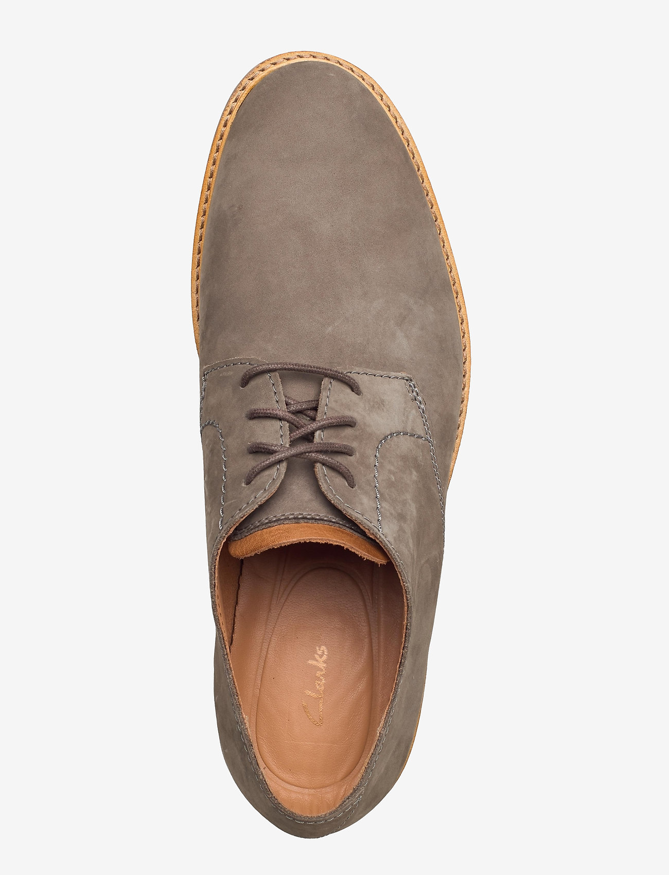 Clarks - Atticus Lace - grey nubuck - 3