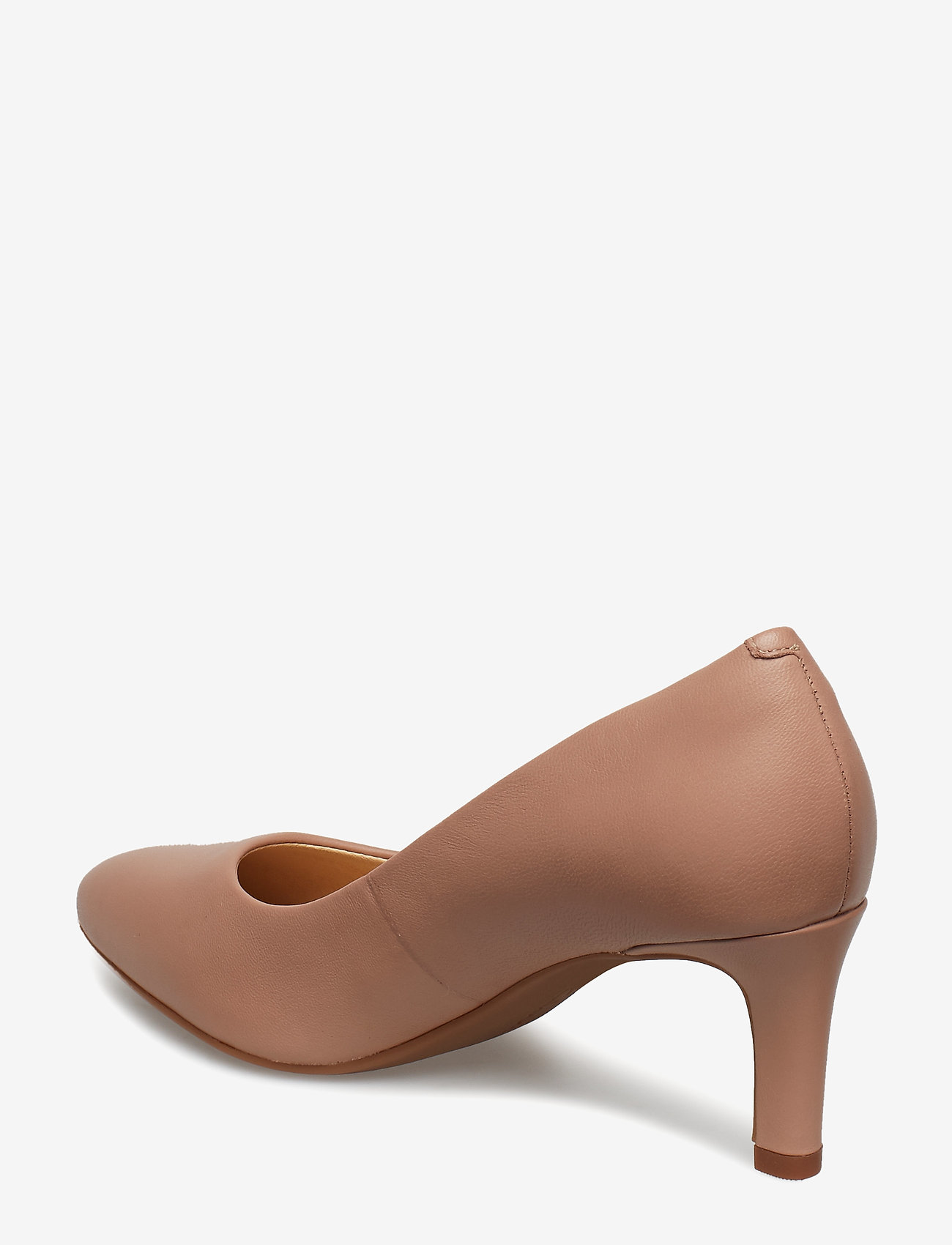 Clarks - Calla Rose - nude leather - 2