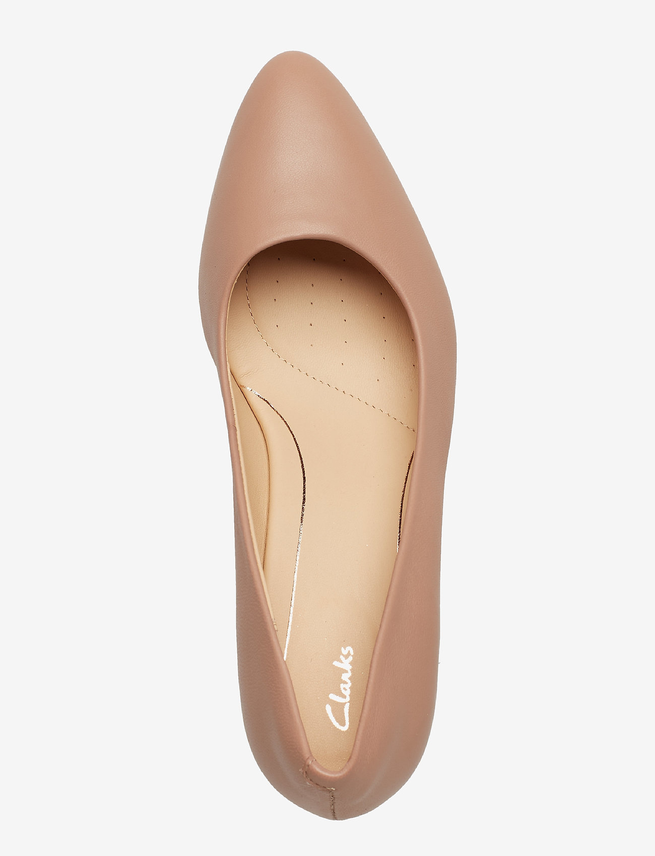 Clarks - Calla Rose - nude leather - 3