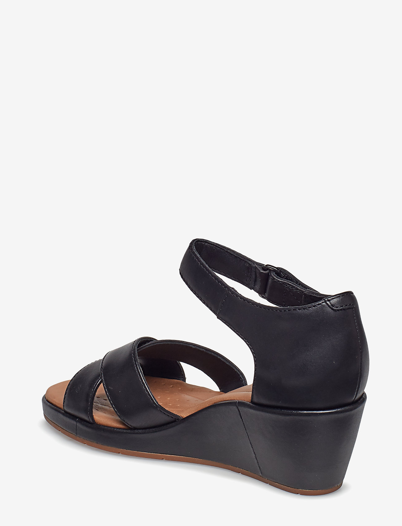 Clarks - Un Plaza Cross - black leather - 2