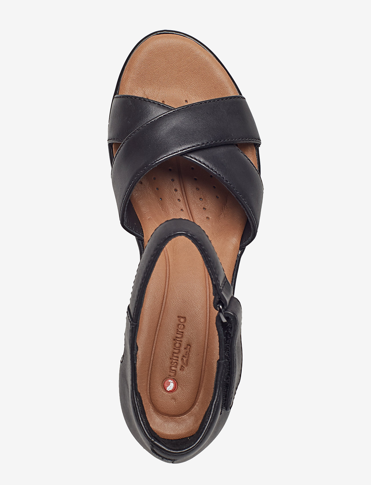 Clarks - Un Plaza Cross - black leather - 3
