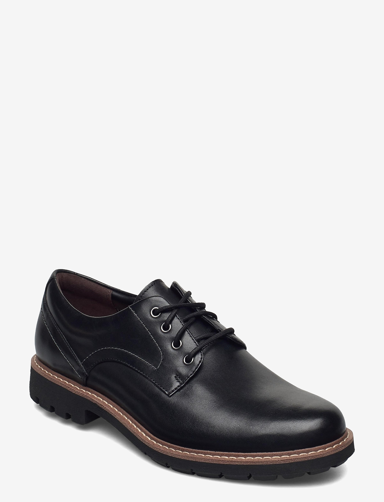 Clarks - Batcombe Hall - black leather - 0