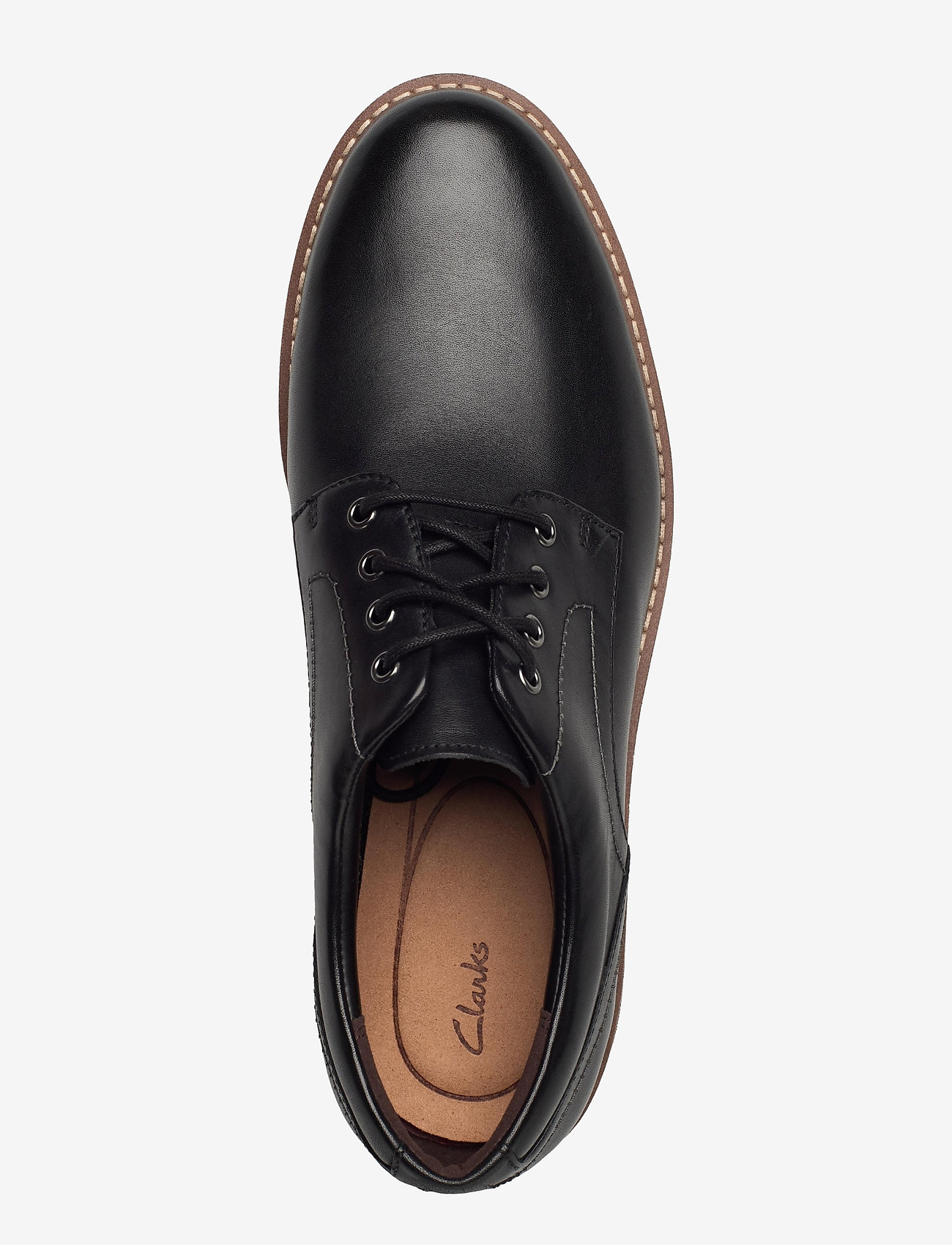 Clarks - Batcombe Hall - black leather - 3