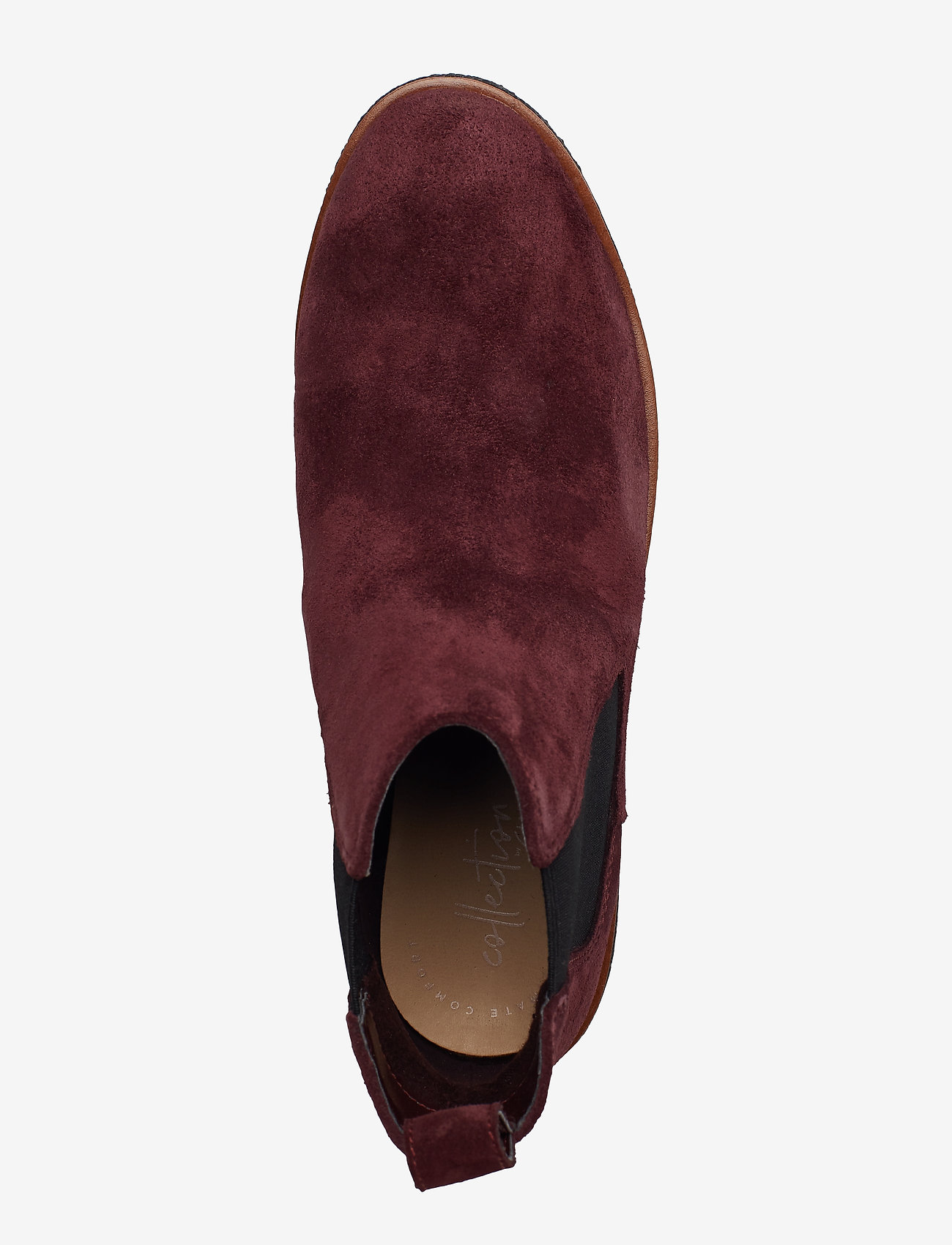 Clarks - Griffin Plaza - burgundy suede - 3