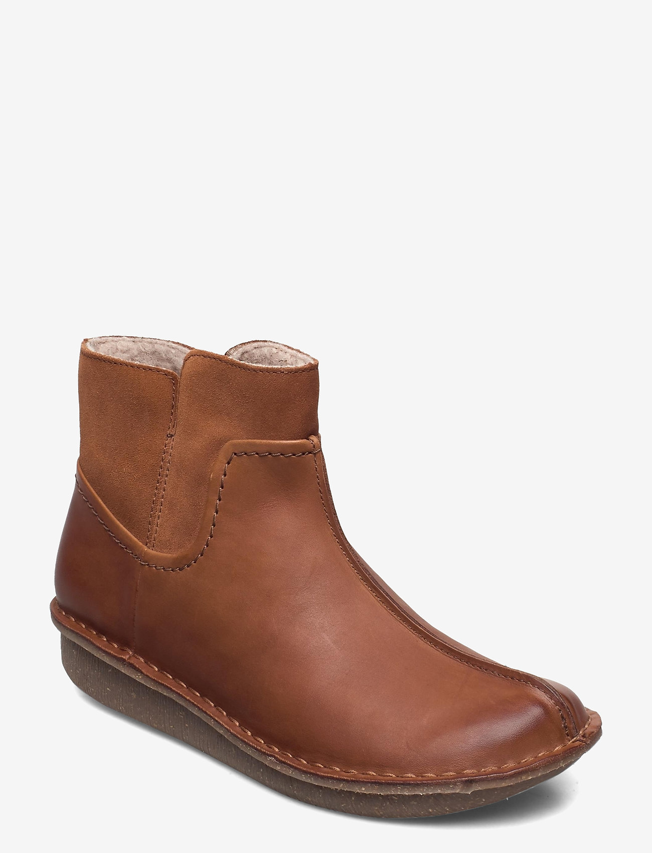 Clarks - Funny Mid - dark tan combi - 0