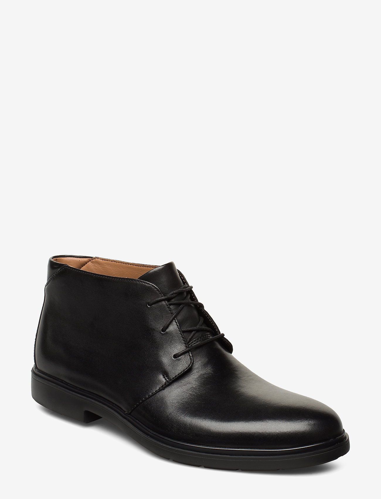 Clarks - Un Tailor Mid - black leather - 0