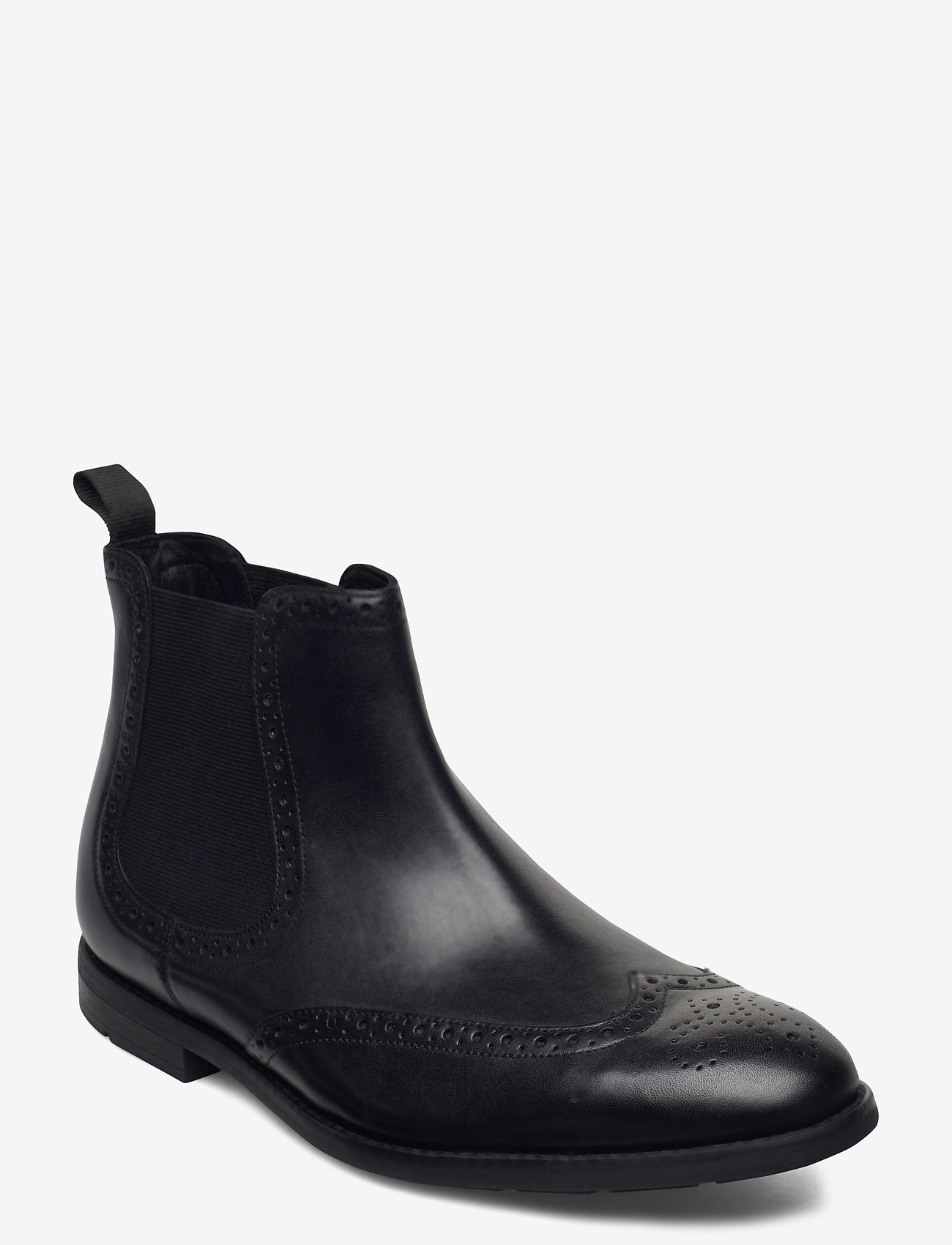 Clarks - Ronnie Top - black leather - 0