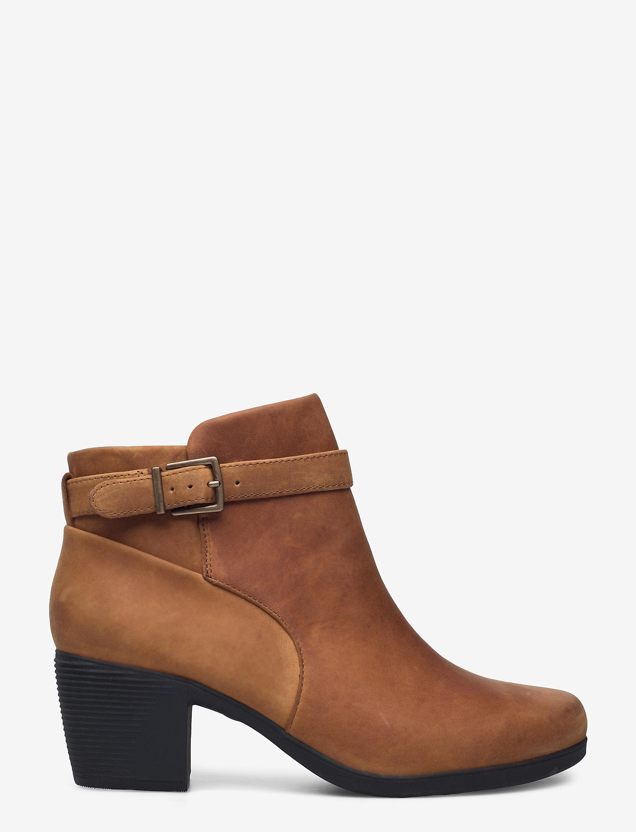 Clarks - Un Lindel Lo - dark tan oily - 1
