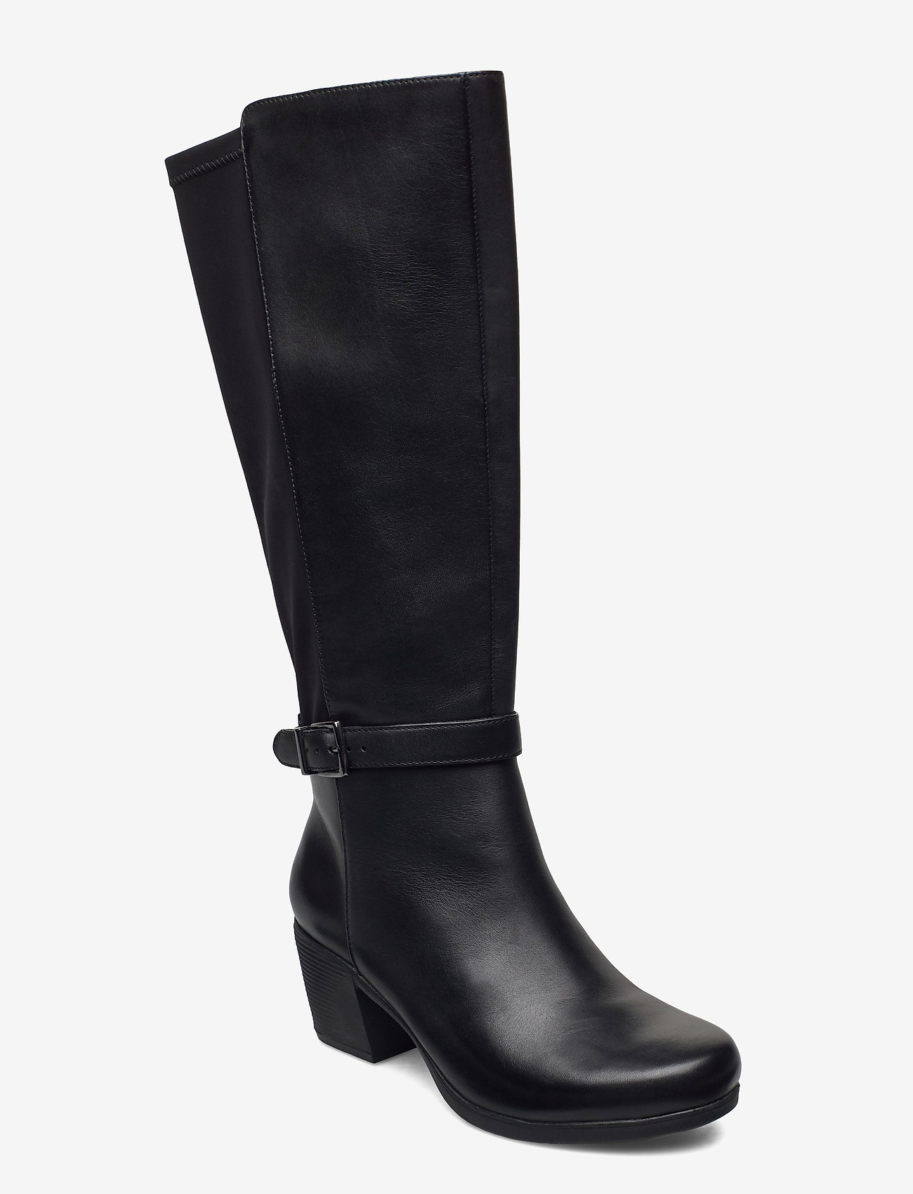 BLACK COMBI LEA