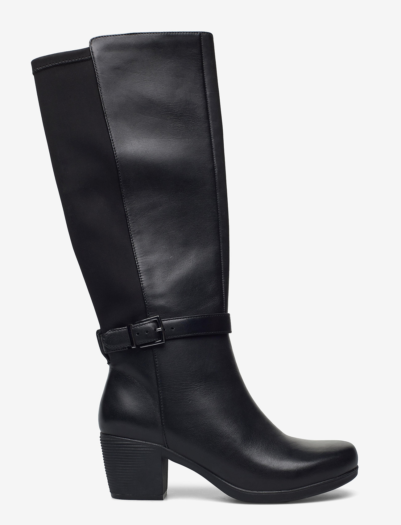 Clarks - Un Lindel Hi - black combi lea - 1