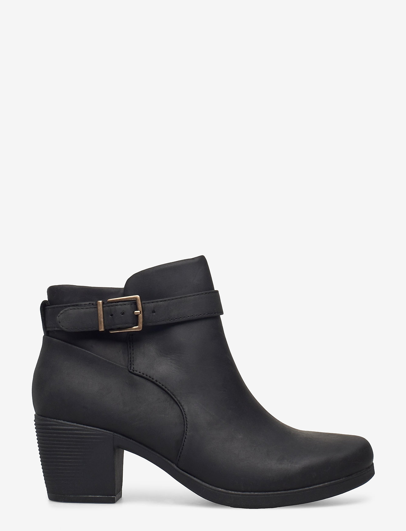 Clarks - Un Lindel Lo - black oily lea - 1
