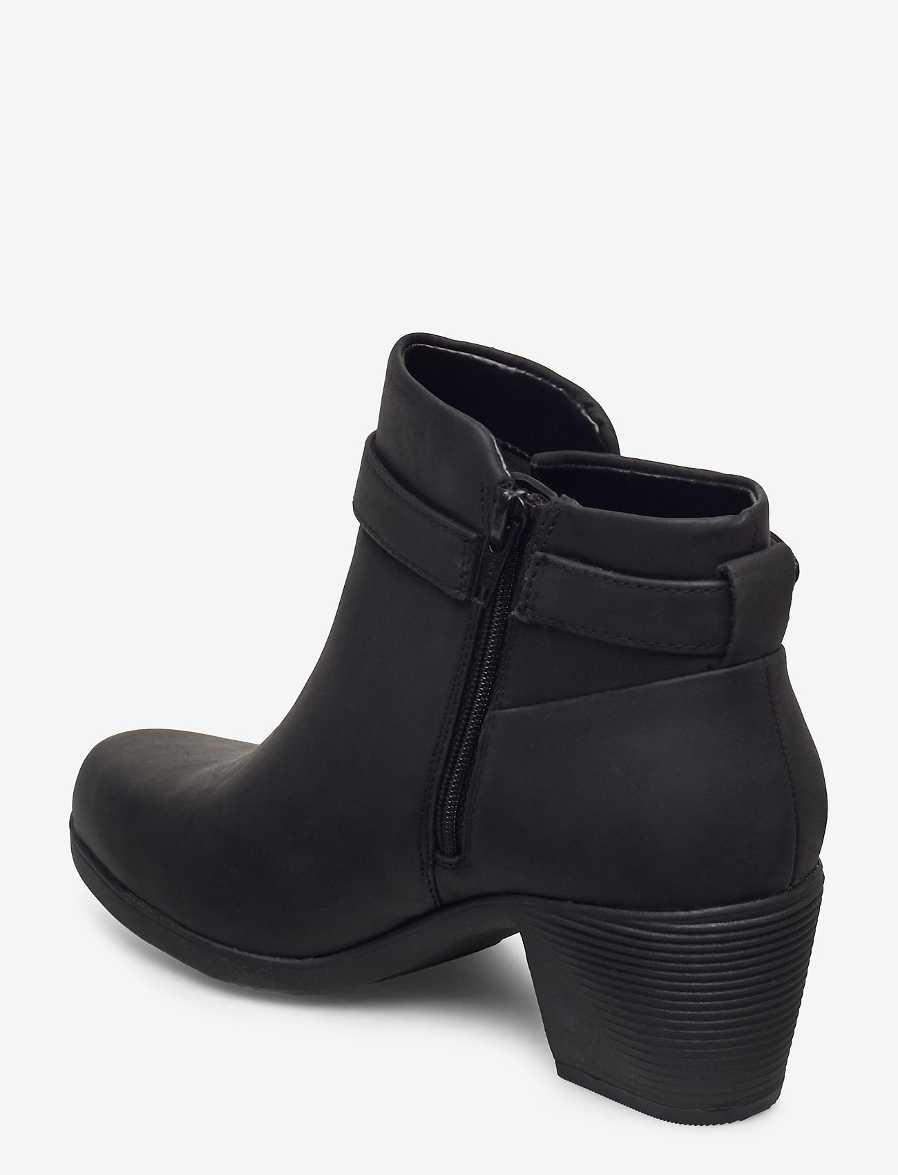 Clarks - Un Lindel Lo - black oily lea - 2