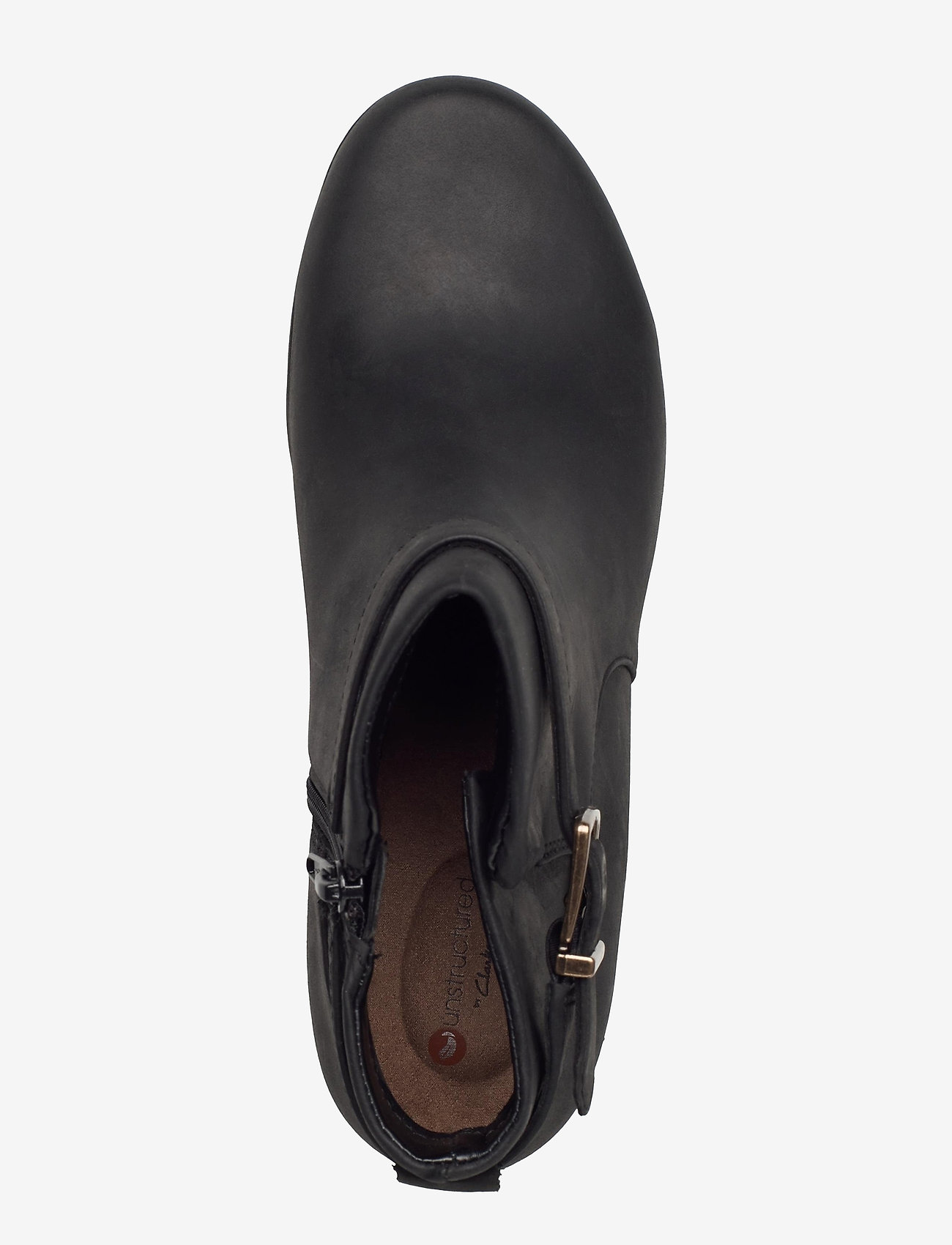 Clarks - Un Lindel Lo - black oily lea - 3