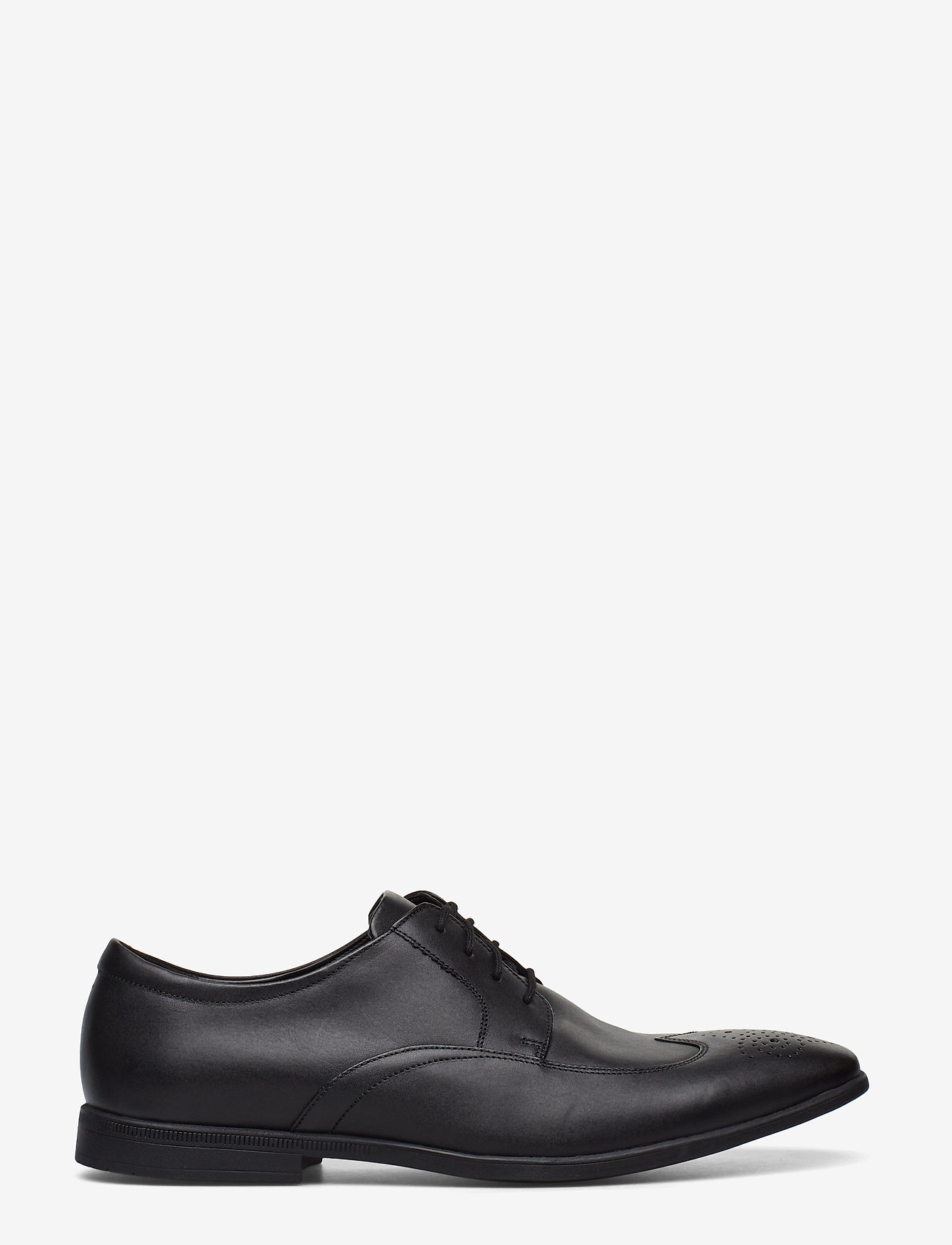 Clarks - Bampton Wing - black leather - 1