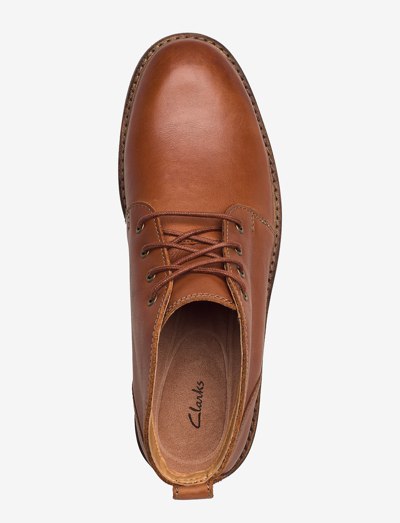 Clarks - Clarkdale Base - dark tan lea - 3