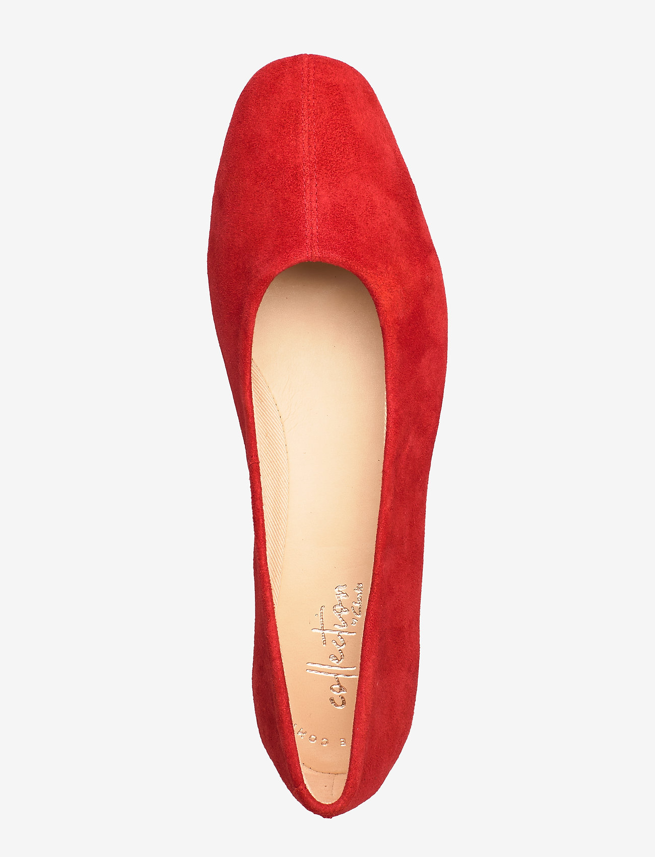 Clarks - Chia Violet - red suede - 3