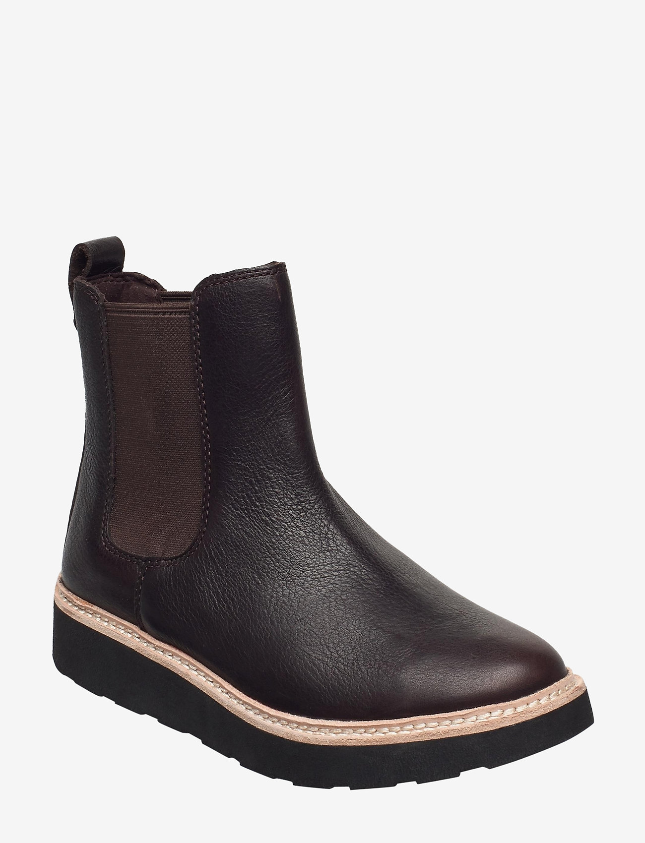 Clarks - Trace Cora - dark brown lea - 0