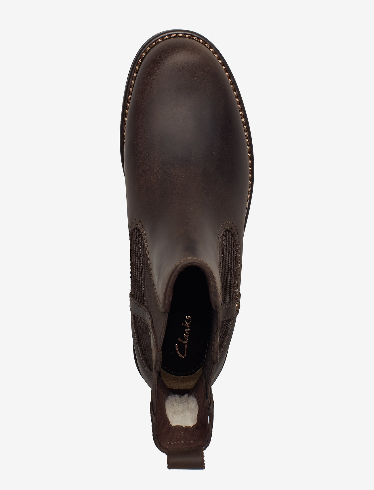Clarks - Orinoco Hot - dark brown nub - 3