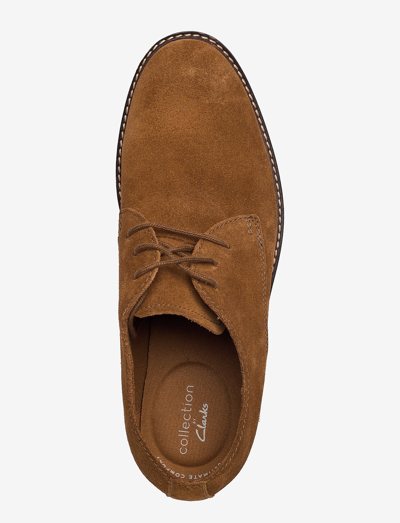 Clarks - Paulson Plain - tan suede - 3
