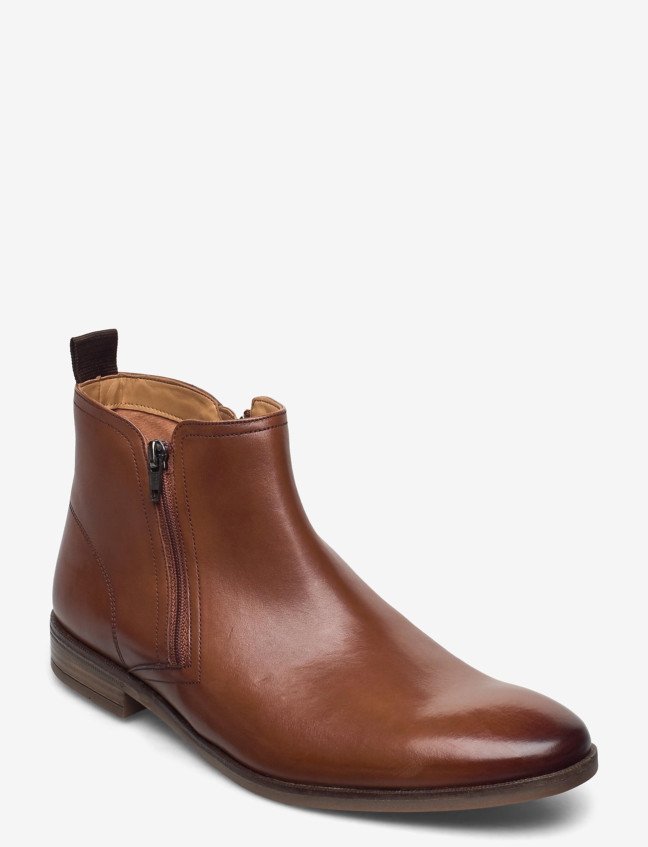 Clarks - Stanford Zip - tan leather - 0