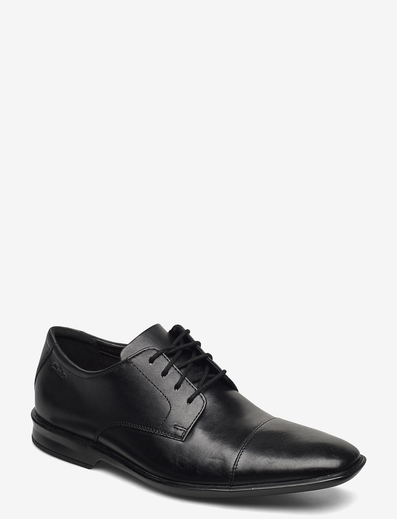 Clarks - Bensley Cap - black leather - 0